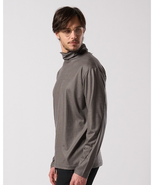 wjk(ダヴルジェイケイ)の「ex.comfy wool turtle(ニット/セーター・メンズ・ブラック/グレー・X-LARGE/LARGE/MEDIUM/SMALL)」の6枚目の写真