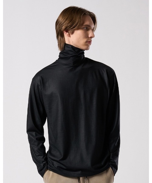 wjk(ダヴルジェイケイ)の「ex.comfy wool turtle(ニット/セーター・メンズ・ブラック/グレー・X-LARGE/LARGE/MEDIUM/SMALL)」の9枚目の写真