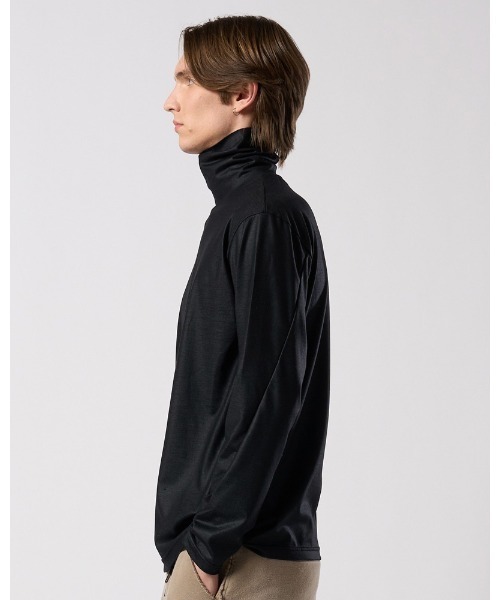 wjk(ダヴルジェイケイ)の「ex.comfy wool turtle(ニット/セーター・メンズ・ブラック/グレー・X-LARGE/LARGE/MEDIUM/SMALL)」の10枚目の写真