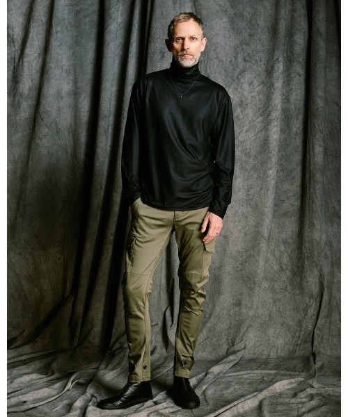 wjk(ダヴルジェイケイ)の「ex.comfy wool turtle(ニット/セーター・メンズ・ブラック/グレー・X-LARGE/LARGE/MEDIUM/SMALL)」の14枚目の写真