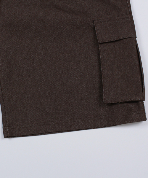 CAMEL WORK(キャメルワーク)の「デニムバミューダカーゴパンツ(ブラウン)(その他パンツ・メンズ・その他・LARGE/MEDIUM)」の9枚目の写真