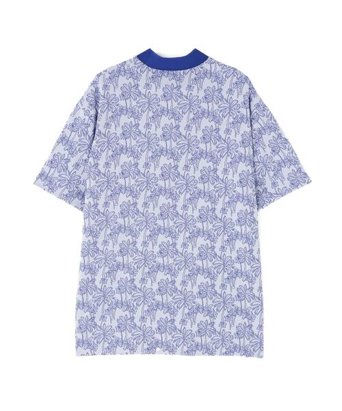 Jack Bunny!!(ジャックバニー)の「【Jack Bunny!!】SPX トワルドジュイ椰子JQ 半袖モックネック(Tシャツ/カットソー・メンズ・ブルー・MEDIUM/X-LARGE/LARGE)」の10枚目の写真