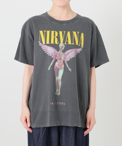 GOOD ROCK SPEED(グッドロックスピード)の「GOOD ROCK SPEED / グッドロックスピード NIRVANA IN UTERO T-SHIRT(Tシャツ/カットソー・レディース・チャコールグレー・LARGE/MEDIUM/SMALL)」の2枚目の写真