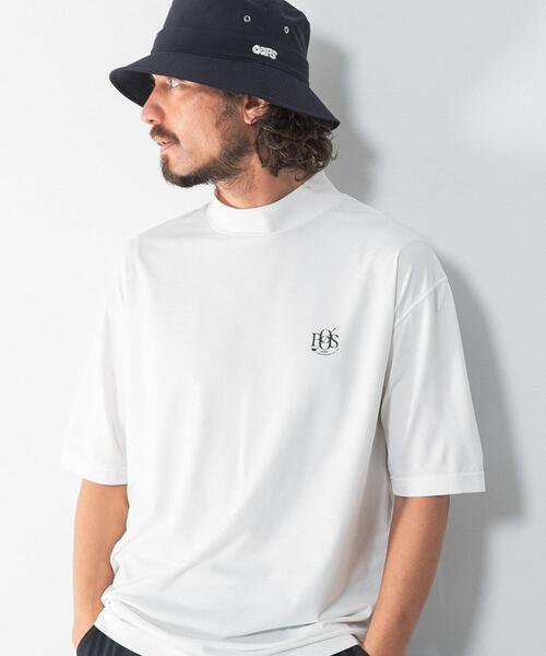 URBAN RESEARCH Sonny Label（アーバンリサーチサニーレーベル）の「OOPS　吸水速乾モックネックTシャツ（Tシャツ/カットソー・メンズ・ブラック/ホワイト・X-LARGE/MEDIUM/LARGE）」の9枚目の写真