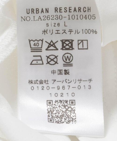 URBAN RESEARCH Sonny Label（アーバンリサーチサニーレーベル）の「OOPS　吸水速乾モックネックTシャツ（Tシャツ/カットソー・メンズ・ブラック/ホワイト・X-LARGE/MEDIUM/LARGE）」の18枚目の写真