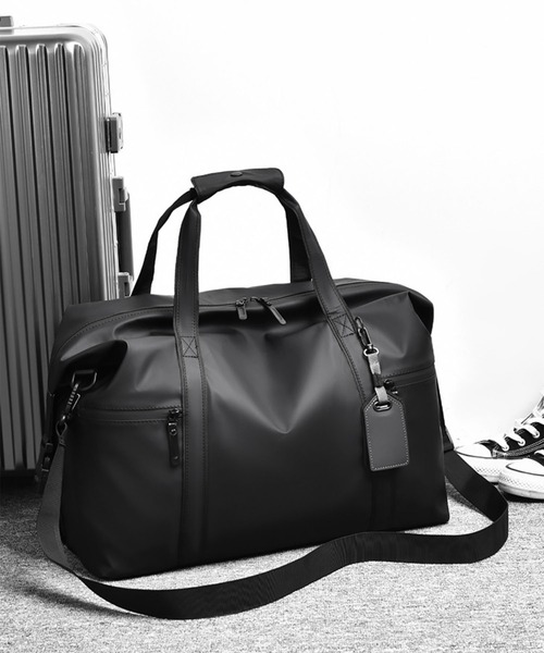 WESTBOY（ウエストボーイ）の「ユニセックス 2WAY マット ビッグ ショルダー ボストンバッグ WO26S9BG06（ボストンバッグ・メンズ・グレー/ブラック・FREE）」の11枚目の写真