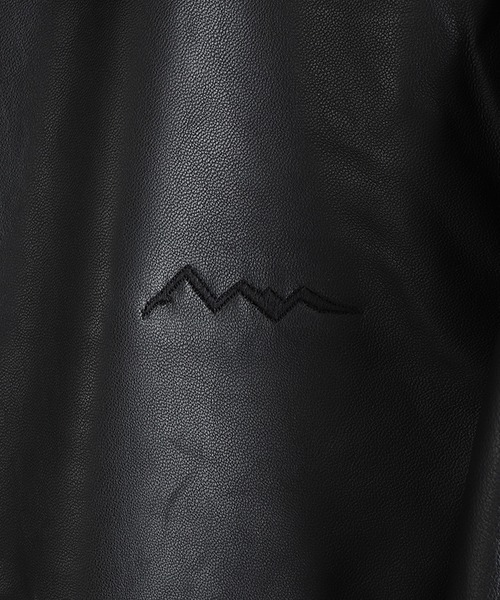 MANASTASH（マナスタッシュ）の「MANASTASH / マナスタッシュ：LEATHER MOTOR BLOUSON：792-5950004[AST]（ブルゾン・メンズ・ブラック・L）」の5枚目の写真