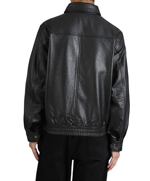 MANASTASH（マナスタッシュ）の「MANASTASH / マナスタッシュ：LEATHER MOTOR BLOUSON：792-5950004[AST]（ブルゾン・メンズ・ブラック・L）」の14枚目の写真