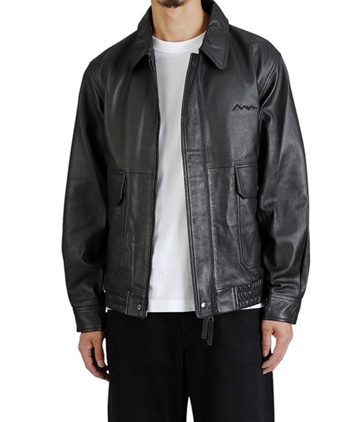 MANASTASH（マナスタッシュ）の「MANASTASH / マナスタッシュ：LEATHER MOTOR BLOUSON：792-5950004[AST]（ブルゾン・メンズ・ブラック・L）」の15枚目の写真