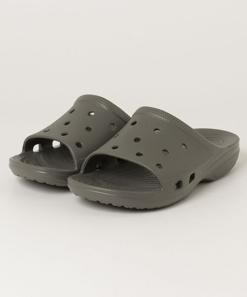 crocs（クロックス）の「crocs SATURDAY SLIDE M クロックス サタデー スライド（サンダル・メンズ・ブラック/オリーブ・25cm/26cm/27cm/28cm）」の2枚目の写真