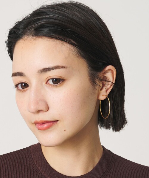 SOAC(ソーク)の「<SOAC>フープ イヤリング L(イヤリング・レディース・シルバー/ゴールド・FREE)」の3枚目の写真