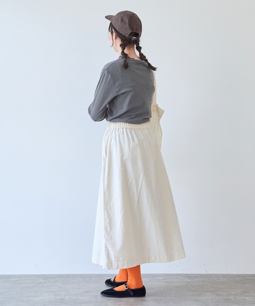 bulle de savon(ビュルデサボン)の「30/-度甘フライスボーダー ハイネック(Tシャツ/カットソー・レディース・ダークブラウン/ブラック・FREE)」の13枚目の写真