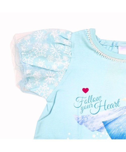 Disney（ディズニー）の「4/24(金)発売【Sophitica×tsumashi1118さん】 Disney アナと雪の女王/Tシャツ（Tシャツ/カットソー・キッズ・パープル/ネイビー/ライトブルー・130cm/120cm/110cm/100cm/90cm）」の5枚目の写真