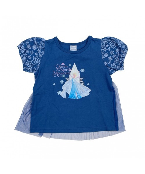Disney（ディズニー）の「4/24(金)発売【Sophitica×tsumashi1118さん】 Disney アナと雪の女王/Tシャツ（Tシャツ/カットソー・キッズ・パープル/ネイビー/ライトブルー・130cm/120cm/110cm/100cm/90cm）」の7枚目の写真