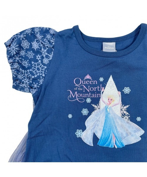 Disney（ディズニー）の「4/24(金)発売【Sophitica×tsumashi1118さん】 Disney アナと雪の女王/Tシャツ（Tシャツ/カットソー・キッズ・パープル/ネイビー/ライトブルー・130cm/120cm/110cm/100cm/90cm）」の8枚目の写真