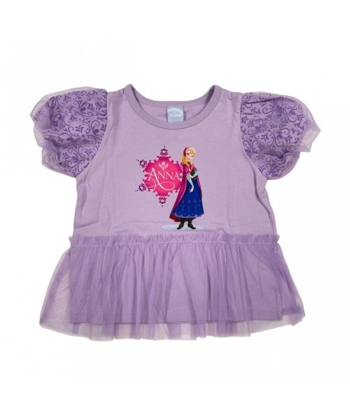 Disney（ディズニー）の「4/24(金)発売【Sophitica×tsumashi1118さん】 Disney アナと雪の女王/Tシャツ（Tシャツ/カットソー・キッズ・パープル/ネイビー/ライトブルー・130cm/120cm/110cm/100cm/90cm）」の10枚目の写真