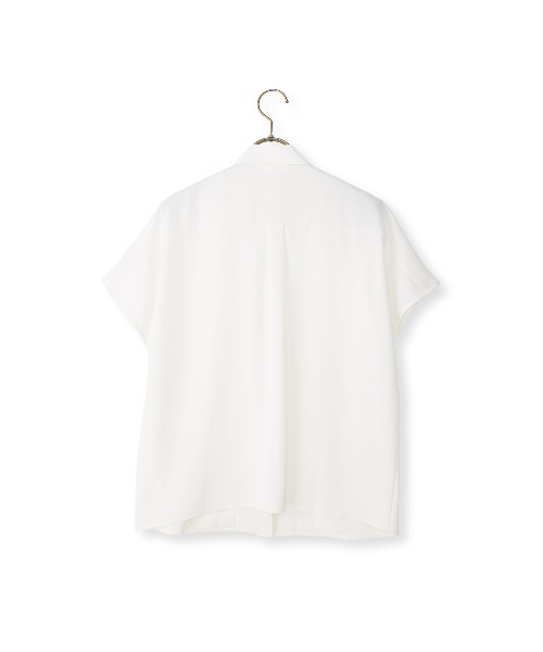 AOYAMA(アオヤマ)の「ボウタイドルマンスリーブブラウス【涼】【半袖】(シャツ/ブラウス・レディース・ホワイト/ベージュ・L/M/LL/S)」の12枚目の写真