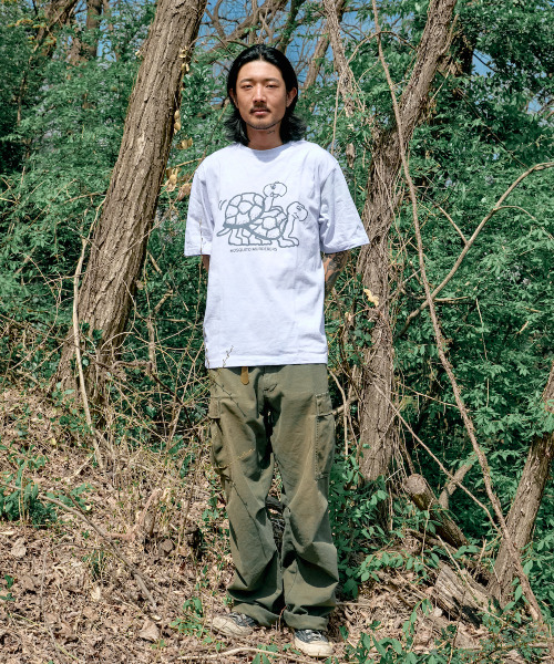 MOSQUITO MURDERERS(モスキートマーダラーズ)の「Mating WASHING T-SHIRT -Pale blue(Tシャツ/カットソー・メンズ・その他・1/2/0/3)」の2枚目の写真