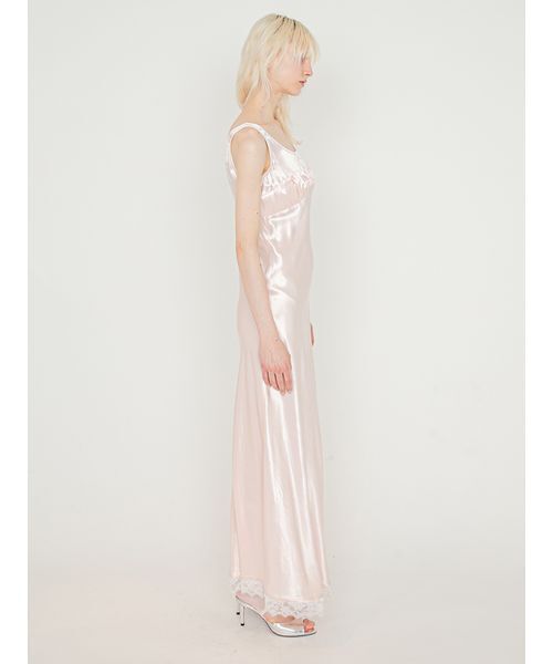 SORIN(ソリン )の「Satin Back Open Dress/サテン バックオープンドレス(ワンピース・レディース・ピンク/ブラック・36/38)」の8枚目の写真