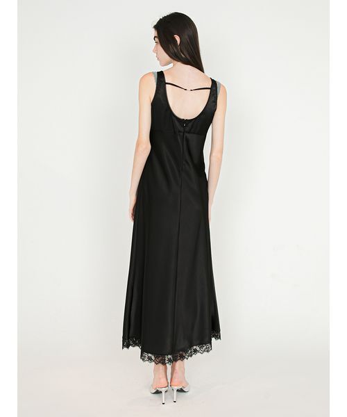 SORIN(ソリン )の「Satin Back Open Dress/サテン バックオープンドレス(ワンピース・レディース・ピンク/ブラック・36/38)」の15枚目の写真