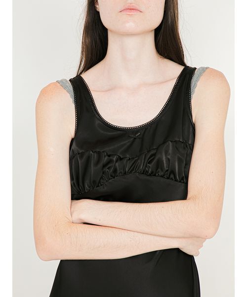 SORIN(ソリン )の「Satin Back Open Dress/サテン バックオープンドレス(ワンピース・レディース・ピンク/ブラック・36/38)」の16枚目の写真