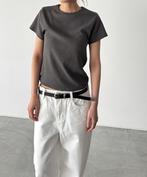 El mar リブコンパクトTシャツ