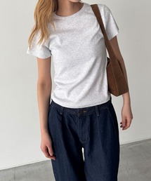 CANAL JEAN（キャナルジーン）の「El mar リブコンパクトTシャツ（Tシャツ/カットソー）」