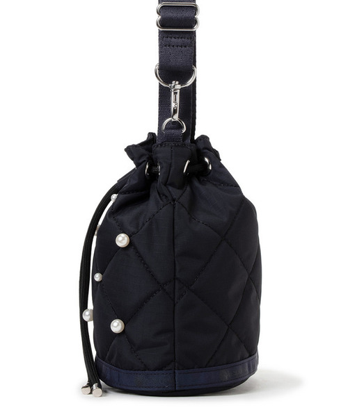 LeSportsac(レスポートサック)の「DRAWST BUCKET W PEARLS ディープシーパール(ショルダーバッグ・レディース・ブルー・FREE)」の5枚目の写真