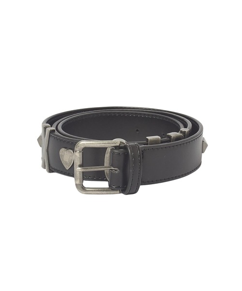 X-girl(エックスガール)の「METAL LOGO STUDDED FAUX LEATHER BELT(ベルト・レディース・ブラウン/ブラック・ONE SIZE)」の19枚目の写真