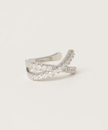 rae（レイ）の「【rae】クロスライン ジルコニア イヤーカフ（イヤーカフ）」