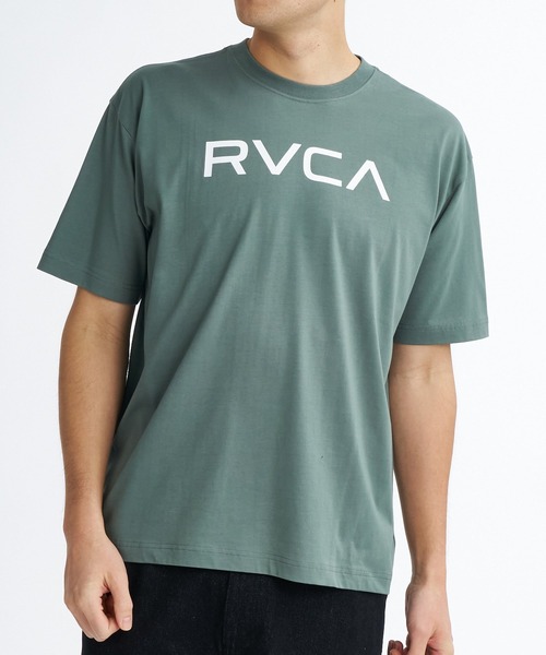 RVCA(ルーカ)の「RVCA メンズ TECH BIG RVCA Tシャツ 【2026年夏モデル】(Tシャツ/カットソー・メンズ・ブラック/ホワイト/ブルー系その他/ブラック系その他2・SMALL/LARGE/X-LARGE/MEDIUM)」の4枚目の写真