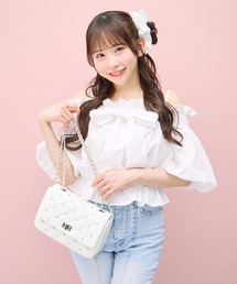 INGNI | ビジュー付きキルティングショルダーバッグ(ショルダーバッグ)
