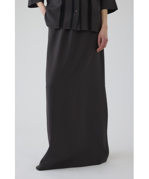 RIM.ARK（リムアーク）の「Side slit maxi SK サイド スリット マキシ スカート（スカート・レディース・ネイビー/ブラック/グレー・36/38）」の14枚目の写真