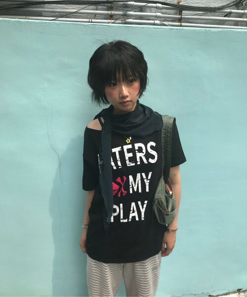 SLEEKGLOW（スリック グロウ）の「ストライプレタリングスウェットパンツ[グレー]（スウェットパンツ・レディース・その他・FREE）」の11枚目の写真