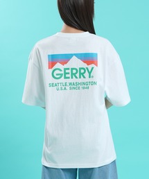 【GERRY】別注 カラーボックスロゴ半袖Tシャツ