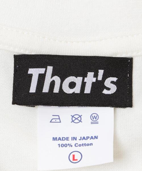 THE GOODLAND MARKET（ザグッドランドマーケット）の「That’s　The Tee [Made in Japan]（Tシャツ/カットソー・メンズ・ホワイト・X-LARGE/LARGE/MEDIUM）」の8枚目の写真