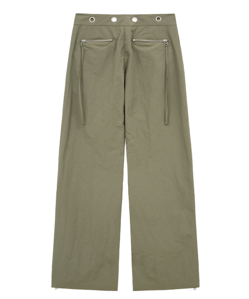 Midnight Move(ミッドナイトムーブ)の「strap ny pants (khaki)(その他パンツ・レディース・その他・SMALL/MEDIUM)」の4枚目の写真