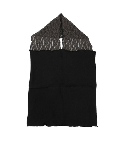 BASERANGE（ベースレンジ）の「BASERANGE / ベースレンジ：NEHRU HALTER TOP：TONT-LA-SU25[ANN]（Tシャツ/カットソー・レディース・ブラック・S）」の9枚目の写真