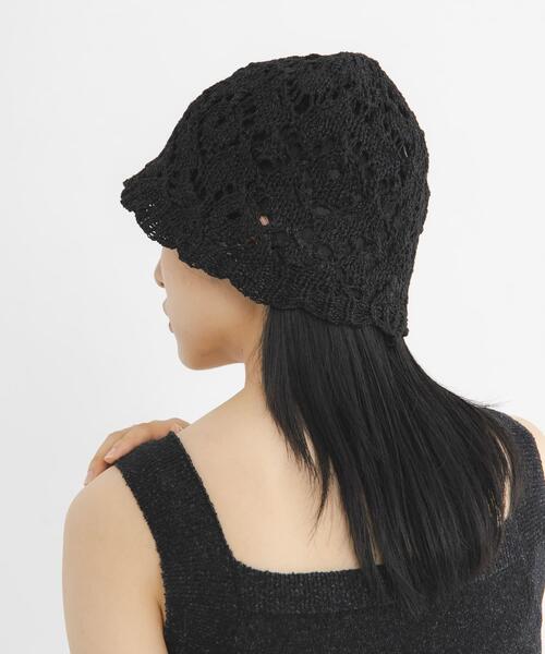 KBF（ケイビーエフ）の「クロシェベルHAT（ハット・レディース・ブラック/ベージュ系その他・ONE）」の12枚目の写真