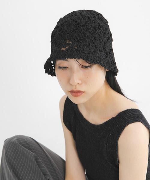 KBF（ケイビーエフ）の「クロシェベルHAT（ハット・レディース・ブラック/ベージュ系その他・ONE）」の13枚目の写真