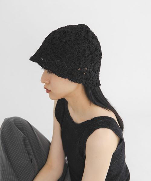KBF（ケイビーエフ）の「クロシェベルHAT（ハット・レディース・ブラック/ベージュ系その他・ONE）」の14枚目の写真