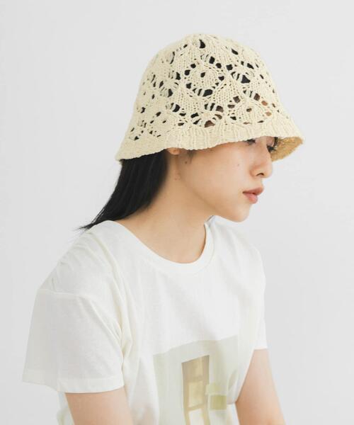 KBF（ケイビーエフ）の「クロシェベルHAT（ハット・レディース・ブラック/ベージュ系その他・ONE）」の11枚目の写真