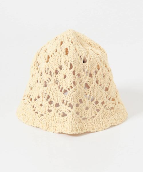 KBF（ケイビーエフ）の「クロシェベルHAT（ハット・レディース・ブラック/ベージュ系その他・ONE）」の4枚目の写真