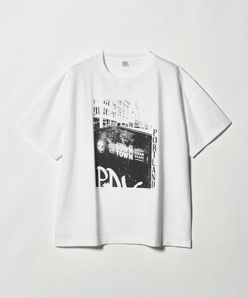 FILL THE BILL(フィルザビル)の「【別注】<FILL THE BILL>PORTLAND T/ポートランド Tシャツ(Tシャツ/カットソー・メンズ・ブラック/ホワイト・2/1)」の3枚目の写真