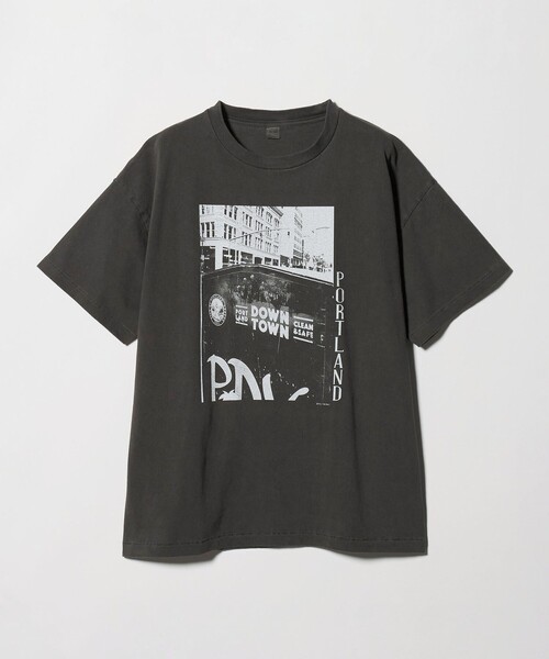 FILL THE BILL(フィルザビル)の「【別注】<FILL THE BILL>PORTLAND T/ポートランド Tシャツ(Tシャツ/カットソー・メンズ・ブラック/ホワイト・2/1)」の6枚目の写真
