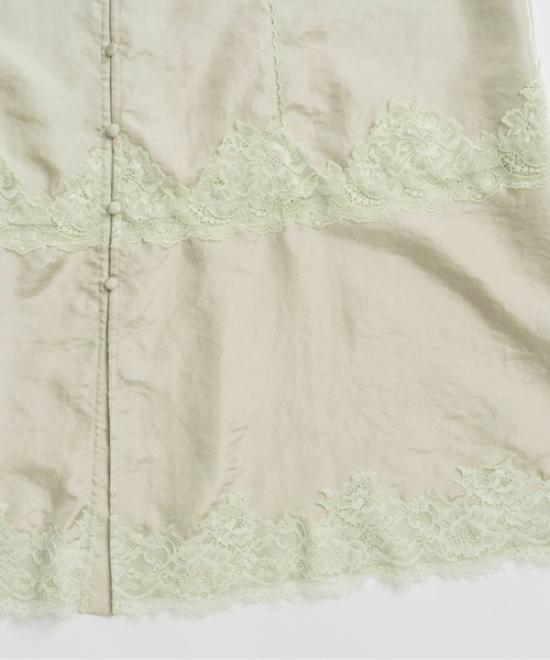 MAISON SPECIAL（メゾンスペシャル）の「Sleeveless Lingerie-Style Dress/ノースリーブランジェリーワンピ（ワンピース・レディース・ミント/ベージュ/ブラック・36/38）」の16枚目の写真