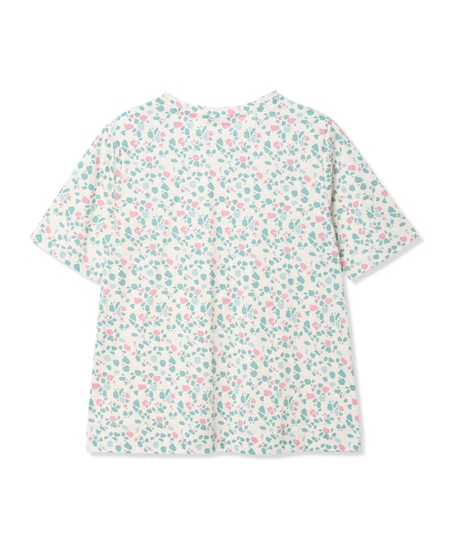 DECOY SINCE 1981(デコイシンスイチキュウハチイチ)の「【in Bloomコラボ】ひやさら総柄Tシャツ【接触冷感・UVカット・オーガニックコットンブレンド】(Tシャツ/カットソー・レディース・グリーン/オレンジ・L/LL/M)」の18枚目の写真