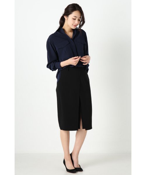 FIGARO Paris(フィガロパリ)の「エフォートレス ミリタリーシャツ◆(シャツ/ブラウス・レディース・ホワイト/ネイビー/カーキ・36/38)」の10枚目の写真