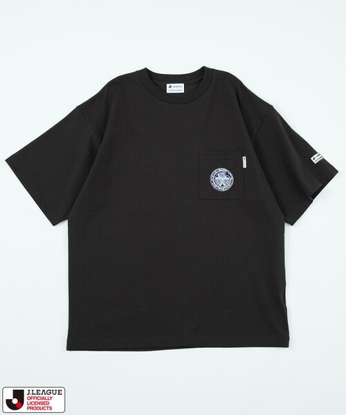 FREAK'S STORE(フリークスストア)の「J.LEAGUE × FREAK’S STORE 別注SUPPORTERS SHORT SLEEVE TEE【水戸ホーリーホック】/Jリーグ別注 Tシャツ(Tシャツ/カットソー・メンズ・ホワイト/チャコールグレー・MEDIUM/SMALL/X-LARGE/LARGE)」の3枚目の写真