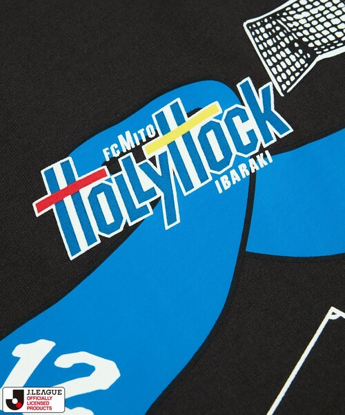 FREAK'S STORE(フリークスストア)の「J.LEAGUE × FREAK’S STORE 別注SUPPORTERS SHORT SLEEVE TEE【水戸ホーリーホック】/Jリーグ別注 Tシャツ(Tシャツ/カットソー・メンズ・ホワイト/チャコールグレー・MEDIUM/SMALL/X-LARGE/LARGE)」の12枚目の写真